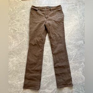 Lauren Ralph Lauren Jeans Premier Straight Brown Size 8 Women's